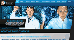 Desktop Screenshot of nbcoatings.com